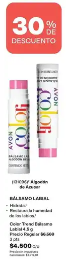 Avon Avon - color trend bálsamo labial 4,5 g oferta