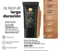 Avon Avon - power stay base de maquillaje líquida oferta