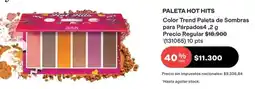 Avon Off - paleta hot hits color trend paleta de sombras para párpados4 oferta