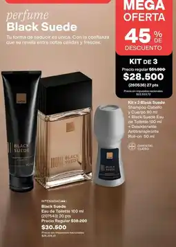 Avon Avon - black suede perfume kit oferta