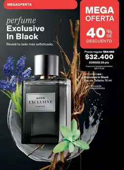 Avon Avon - exclusive in black eau de toilette oferta