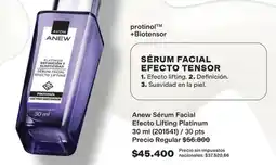 Avon Anew - sérum facial efecto tensor platinum oferta