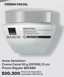 Avon Avon - anew sensitive+ crema facial 50 g (207618) oferta