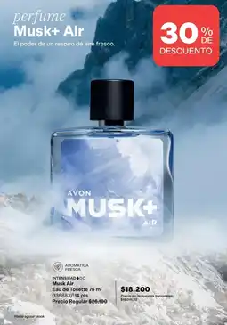 Avon Avon - musk+ air eau de toilette oferta