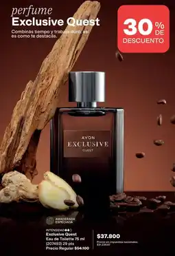 Avon Avon - exclusive quest eau de toilette oferta