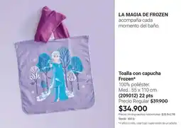 Avon Frozen - toalla con capucha oferta