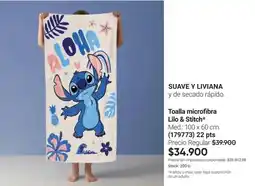 Avon Suave - toalla microfibra lilo & stitch oferta