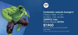 Avon Avengers - contenedor redondo (208955) oferta