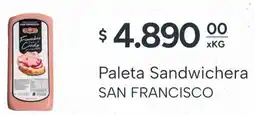 El Milagro Mayorista San francisco paleta sandwichera oferta