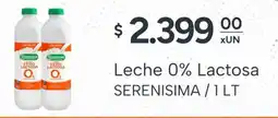El Milagro Mayorista Serenisima leche 0% lactosa oferta