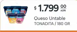 El Milagro Mayorista Tonadita queso untable oferta