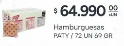 El Milagro Mayorista Paty hamburguesas oferta