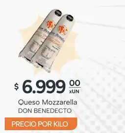 El Milagro Mayorista Don benedecto queso mozzarella oferta