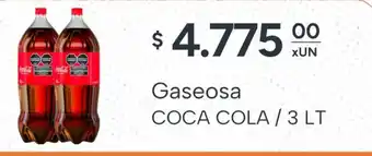 Coca cola gaseosa