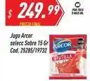 Supermercados Comodin Arcor - jugo selecc sobre 15 gr cod. 25285/19732 oferta