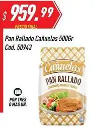 Supermercados Comodin Cañuelas - pan rallado 500gr cod. 50943 oferta