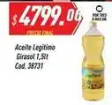 Supermercados Comodin Legítimo - aceite girasol 1,5lt cod. 38731 oferta