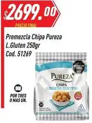 Supermercados Comodin Pureza - premezcla chipa l.gluten 250gr cod. 51269 oferta