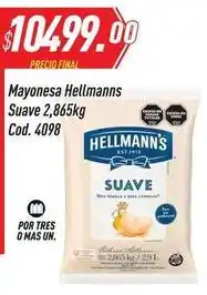 Supermercados Comodin Hellmann's - mayonesa suave cod. 4098 oferta