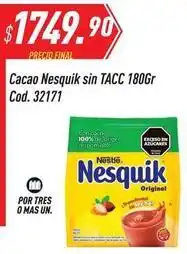 Supermercados Comodin Nesquik - cacao sin tacc cod. 32171 oferta