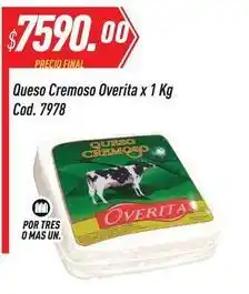 Supermercados Comodin Queso cremoso oferta
