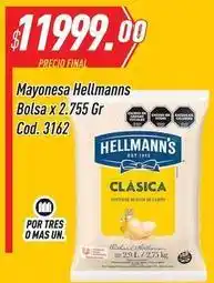 Supermercados Comodin Hellmann's - mayonesa cod. 3162 oferta