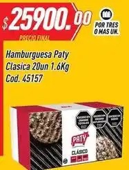 Supermercados Comodin Paty - hamburguesa clasica cod. 45157 oferta