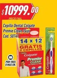 Supermercados Comodin Colgate - cepillo dental premier clean 14un cod. 50741 oferta