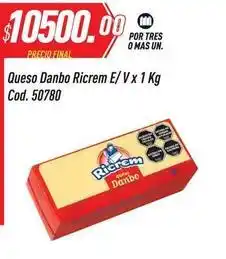 Supermercados Comodin Ricrem - queso danbo e/v x 1 kg cod. 50780 oferta