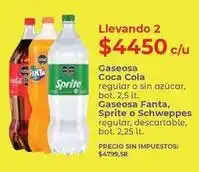 Coca cola - gaseosa coca cola, fanta, sprite o schweppes