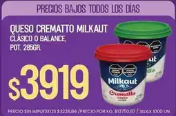 Supermercados Vea Milkaut - queso crematto oferta