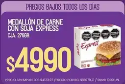 Supermercados Vea Express - medallón de carne con sojá express oferta