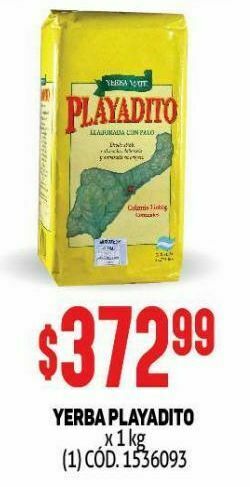 Makro Yerba mate playadito kg oferta