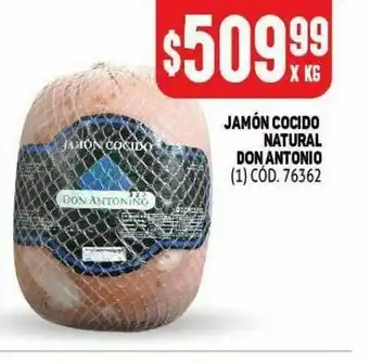 Makro Jamón cocido natural don antonino kg oferta