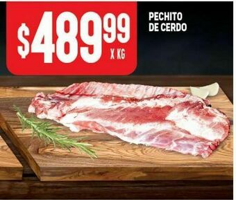 Makro Pechito de cerdo x kg oferta