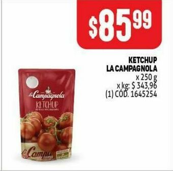 Makro Ketchup la campagnola 250g oferta