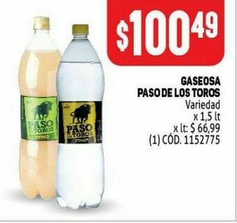 Makro Gaseosas paso de los toros 1.5lt oferta