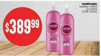 Makro Shampoo sedal 930ml oferta