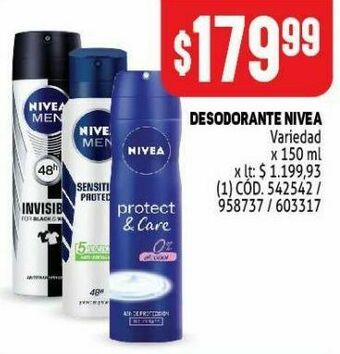 Makro Desodorante nivea 150ml oferta