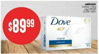 Makro Jabón dove 90g oferta
