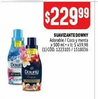 Makro Suavizante downy 500ml oferta