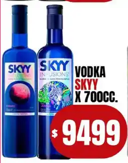 Supermercados Mariano Max Skyy vodka oferta