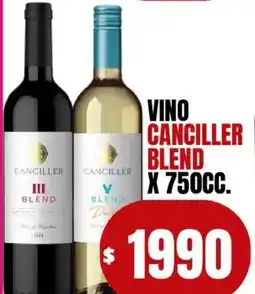 Supermercados Mariano Max Canciller vino blend oferta