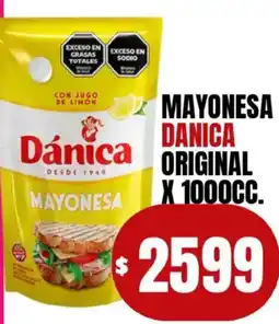 Supermercados Mariano Max Dánica mayonesa original oferta