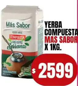 Supermercados Mariano Max Mas Sabor yerba compuesta oferta