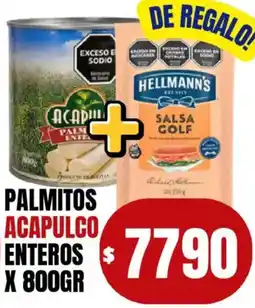 Supermercados Mariano Max Acapulco palmitos entros oferta