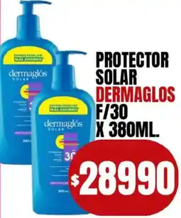 Supermercados Mariano Max Dermaglós protector solar f/30 oferta