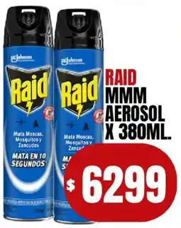 Supermercados Mariano Max Raid aerosol oferta