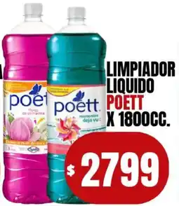 Supermercados Mariano Max Poett limpiador liquido oferta