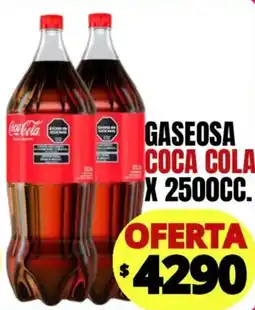 Supermercados Mariano Max Coca cola gaseosa oferta